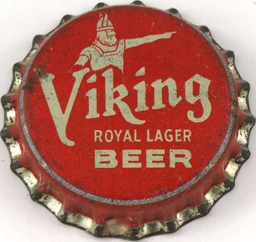 1934 Viking Royal Lager Beer Cork Backed crown Flint, Michigan