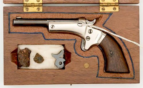 Stevens Old Model Pocket Pistol with Case and More 