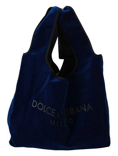 Blue Velvet Market Shopping Market Handbag Tote Bag