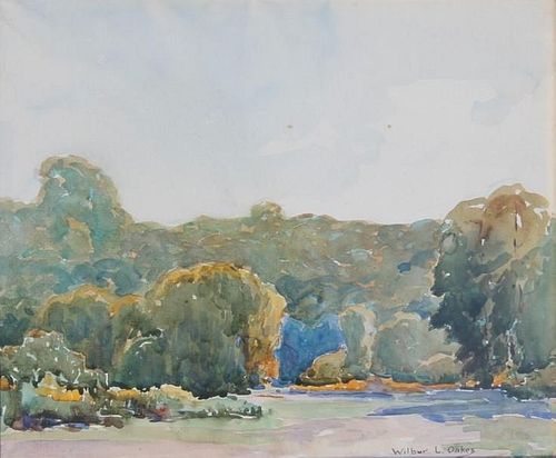 Wilbur Oakes (American 1876 - 1934) Landscape