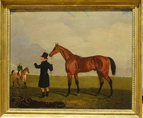 Race Horse Portrait "Archibald" Oil Painting