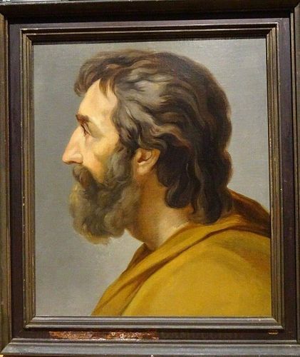 Head of A Saint Philosopher Oil Painting