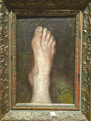 Still Life Limb Foot Study Oil Painting