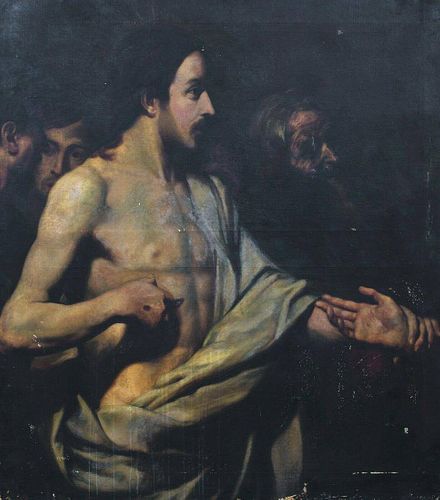 The Incredulity Of Thomas & Christ Oil Painting