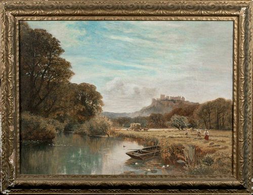 Windsor Castle Landscape Oil Painting