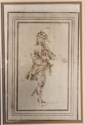 After 17th c. French Standing Cavalier
