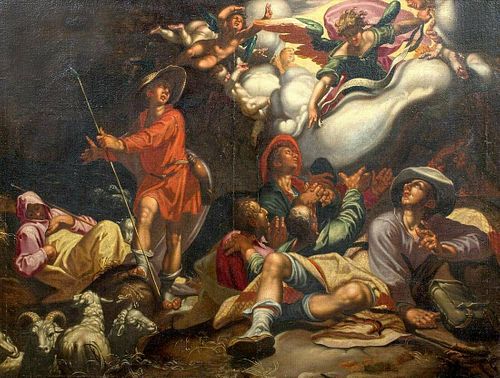 Annunciation Of Shepherds Oil Painting