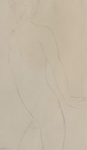 After Amedeo Modigliani (1884 - 1920) Male Nude