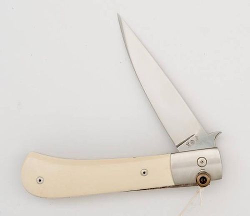 Custom Desert Fox Lock-Back Folding Knife by Paul Fox 