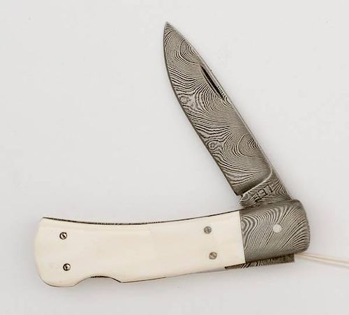 Custom Lock-Back Folding Knife by Tommy Lee 