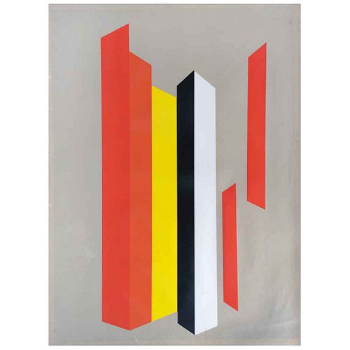 MATHIAS GOERITZ, Torres, 1972, Unsigned, Serigraph w/o print number, 37.4 x 27.5" (95 x 70 cm) total | MATHIAS GOERITZ, Torres, 1972, Sin firma, Serig