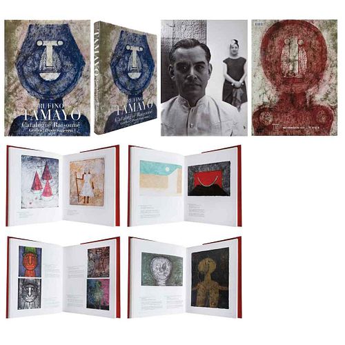 JUAN CARLOS PEREDA, ET. AL. Rufino Tamayo. Catálogo Razonado de Obra Gráfica (Reasoned Catalog of Graphic Works) 1925-1991, 12.9 x 9.8 x 1.3" (33 x 25