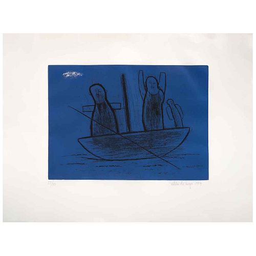 REMIGIO VALDÉS DE HOYOS, Untitled, Signed and dated 1994 Aquatint engraving 27 / 30, 11.8 x 16.5" (30 x 42 cm) image/ 19.6 x 25.9" (50 x 66 cm) paper 