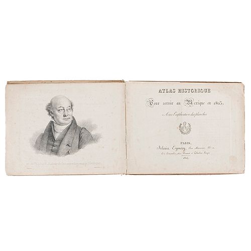 Beulloch, M. Le Mexique en 1823. Atlas Historique, Pour Servir au Mexique en 1823... Paris: 1824. 21 láminas (6 coloreadas)
