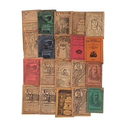 Vanegas Arroyo, A. - Posada, José Guadalupe. Colección de Cuadernillos. México: Fines del S. XIX y principios del XX. Piezas: 21.