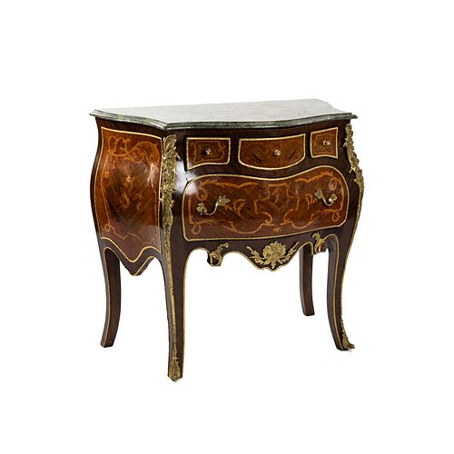 Louis XV Style Bombay Chest Four Drawer Commode