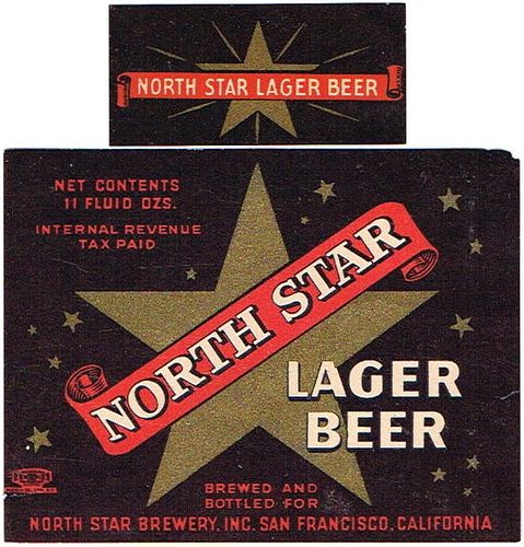 1935 North Star Lager Beer (longneck) 12oz WS41-09 San Francisco, California
