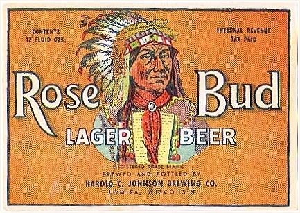 1947 Rose Bud Lager Beer 12oz 230-29 Lomira, Wisconsin