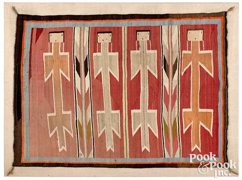 Navajo Yei rug, early 20th c.