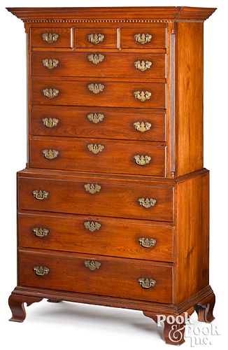 Pennsylvania or New Jersey Chippendale chest