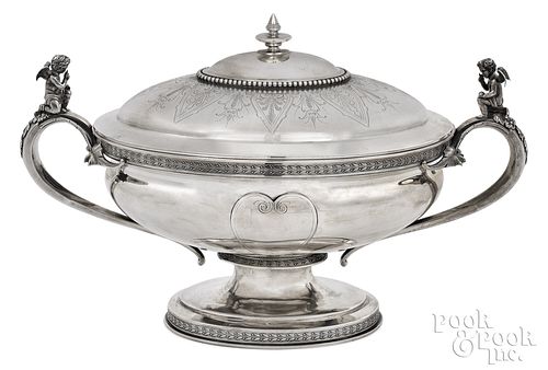 New York sterling silver tureen, ca. 1870