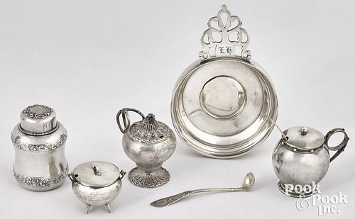 Group of silver tablewares