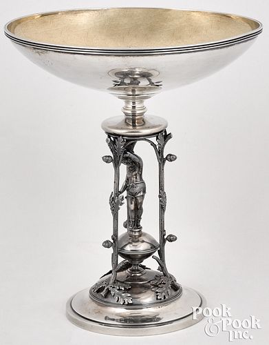 New York sterling silver compote, ca. 1860