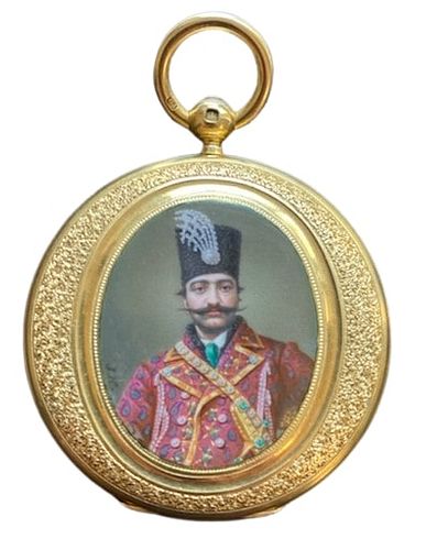 James McCabe 18k Pocketwatch Royal Exchange King Qajar