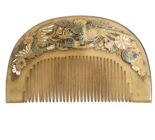 Edo japanese hair ornament  museum quality