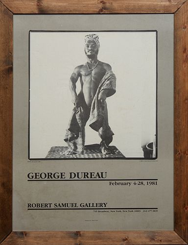 George Valentine Dureau (1930-2014, New Orleans), "Sonny," 1979, photograph, Exhibition Poster for Robert Samuel Gallery, New York, February 4-28, 198