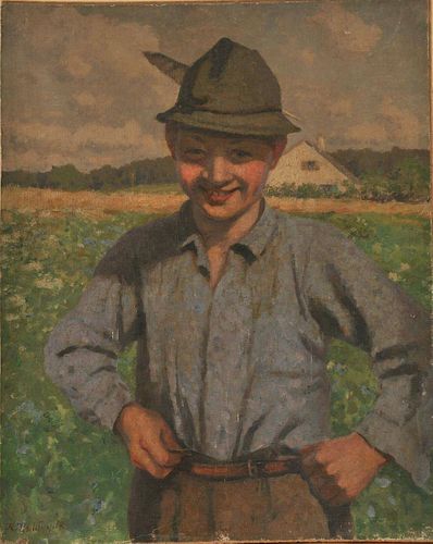 Portrait of a Young Peasant Boy