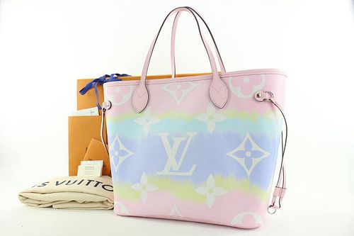 Louis Vuitton Monogram Escale Pink Tye Dye Neverfull MM