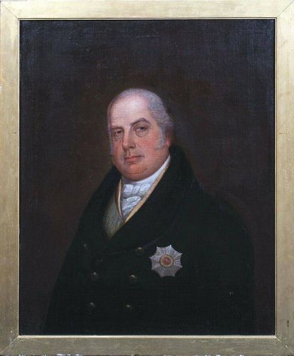 Portrait Of King William IV Duke Of Clarence Oil