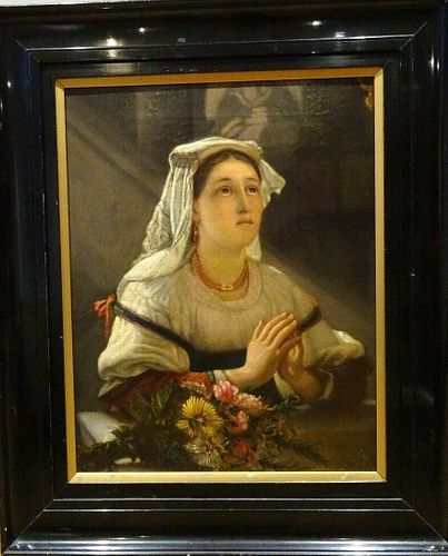 Portrait Of A Nun Oil Painting