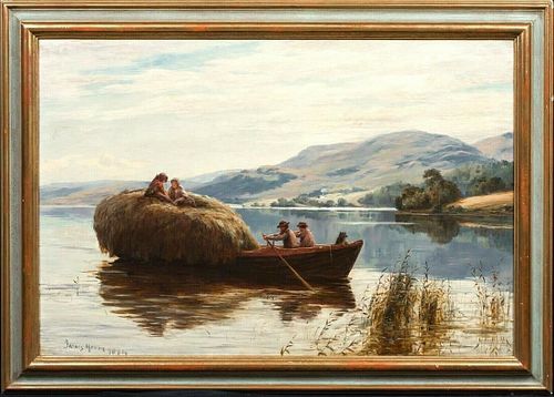 Loch Landscape Oil Painting