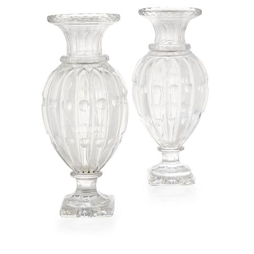 ATTRIBUTED TO BACCARAT, A PAIR OF LATE 19TH/EARLY 20TH