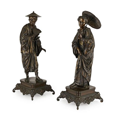 A FINE PAIR OF SECOND HALF 19TH CENTURY FRENCH