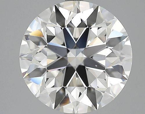 5.35 ct., F/VS2, Round cut diamond, unmounted, IM-643-001