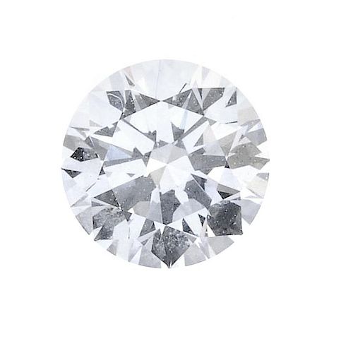 (179423) A loose brilliant-cut diamond, weighing 0.66ct. Accompanied by report number 2166627090, da