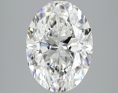 5.01 ct., F/VS1, Oval cut diamond, unmounted, MGS-206