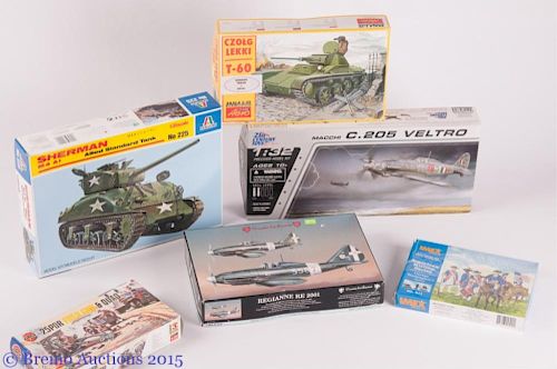 Model Kits Collection of Six (6)