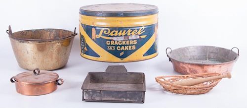 Laurel Tin & Vintage Copper & Metal Items