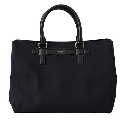 Black Handbag Shopping Tote Borse Travel Nylon Bag