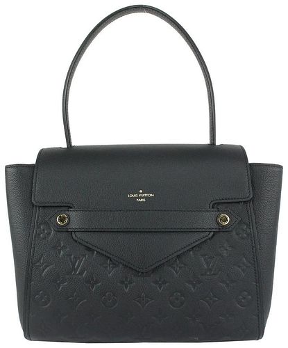 Louis Vuitton Black Monogram Empreinte Leather Noir