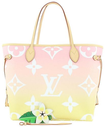 Louis Vuitton Pink Yellow Monogram By The Pool