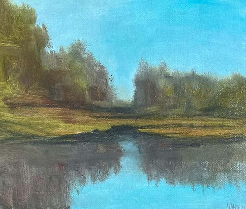 River Back Creek, Scituate, Massachusetts Oil Painting