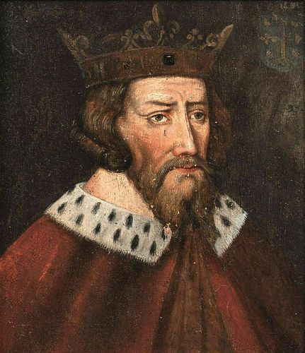Portrait Of Alfred The Great Oil Painting