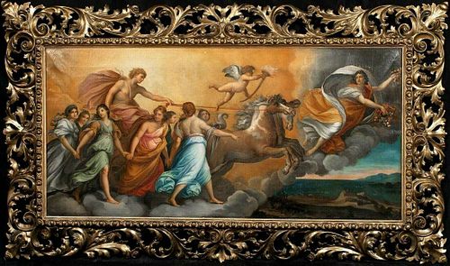 Apollo & Aurora Greek Mythology Oil Painting