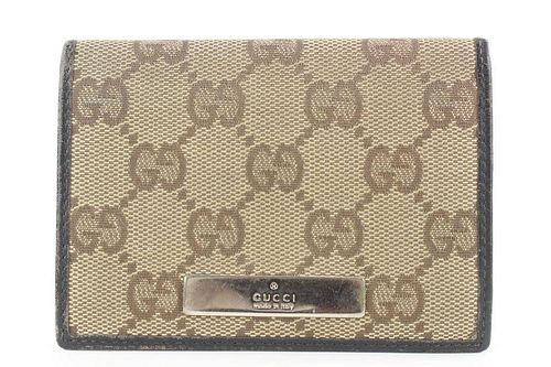 Gucci Monogram GG Card Holder Wallet Case