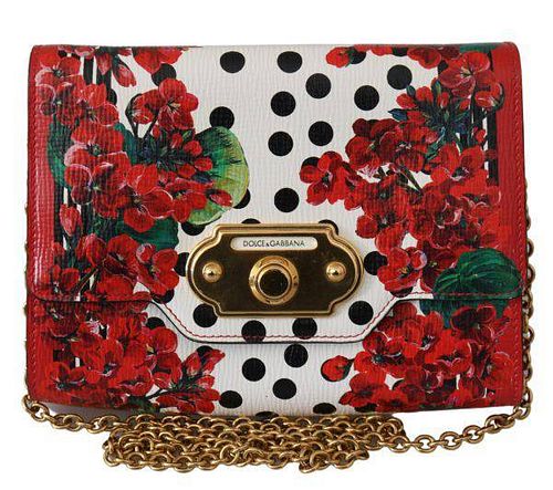 Leather Floral Crossbody Borse WELCOME Purse